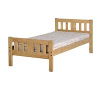 revolution wooden single bed in oak