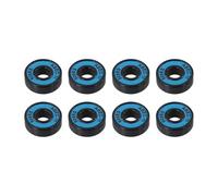 Revolutionary Design This Set of Eight Integrated Spacer Skateboard Bearings Model 608RS ABEC11 Enhances Your Ride (Blue)