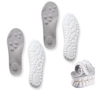 Revolutionary Orthopedic Insole 4D Insoles Ultra Comfort Insoles Cloud Souls Inserts 4D Clouds Technology Insole- Super Soft Shock Absorption Inserts Arch Insoles (2Pcs-Grey,9-10)