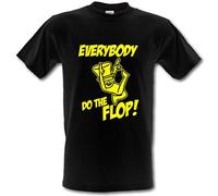 Revolutionary Tees ASDF Everybody DO The Flop YouTube Cult Gamer t-Shirt Colours Black