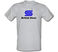 Revolutionary Tees British Steel Inspired Logo Retro Heavy Cotton t-Shirt