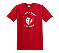 Revolutionary Tees Don't Hassel The Hoff David Hasselhoff Knightrider Baywatch Heavy Cotton t-Shirt Red