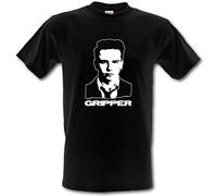 Revolutionary Tees Gripper STEBSON Grange Hill Retro TV 80's Just Say No Heavy Cotton t-Shirt S-XXL Black