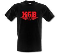 Revolutionary Tees KGB Soviet Secret Police Russian State Security Logo Heavy Cotton t-Shirt S-XXL Black