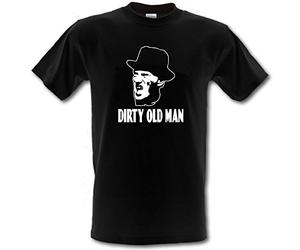 Revolutionary Tees Steptoe and Son Dirty Old Man Comedy Legend Heavy Cotton t-Shirt Black