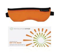 Revolutioneyes Heated Dry Eye Mask - Moist Heat Relief, Washable & Reusable Hot Eye Compress for MGD, Blepharitis & Styes, Antibacterial Protection with Sterileyes