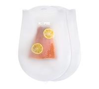 Revolutionize Sous Vide Cooking with AppleKoreLiving Sous Vide Reusable Silicone Bags | Set of 2 Extra Large BPA Free Bags | Thinner and More Flexible than other Reusable Vacuum Seal Bags