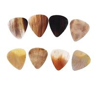 Revolutionize Your Guitar Playing with 8 X Multi Colored Guitar Pick Horn Guitar Pick 31 Mm Length - Handmade Plectrums for Kids and Adults - Assorted Color Pendants for Electric