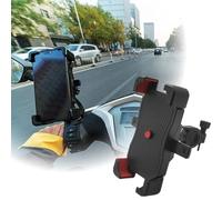 Revolutionize Your Ride With The Ultimate Bike Navigation Mount For Motorcycle Scooter And ! Non Slip Luminous Phone Pad for 4-in-1 (Black, 10x8cm)