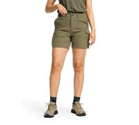 RevolutionRace Adventure Cargo Stretch Shorts for Women, Lightweight and Practical Hiking Shorts, Kalamata, L