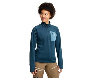 RevolutionRace Evolution Half-Zip Stretch Fleece for Men, Fleece Pullover for Hiking and Outdoor Activites, Moonlit Ocean, L