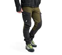 RevolutionRace Men's RVRC GP Trousers, Durable Trousers for Hiking, Walking, Exploring and All Other Outdoor Activities, Dark Olive, XS