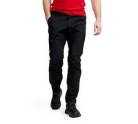 RevolutionRace Outdoor Basic Trousers for Men, Walking Trousers for All Outdoor Activities, Black, XL
