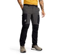 RevolutionRace Rambler Lightweight Pro Trousers for Men, Outdoor Walking and Hiking Trousers, Anthracite/Black, M