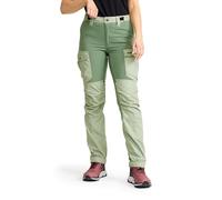 RevolutionRace Rambler Lightweight Pro Trousers for Women, Outdoor Walking and Hiking Trousers, Iceberg Green/Dusty Green, M
