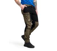 RevolutionRace Rambler Lightweight Trousers for Men, Outdoor Walking and Hiking Trousers, Light Moss Gray/Black, L
