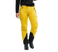 RevolutionRace Women's Cyclone Rescue Trousers, Waterproof and Durable Rain Trousers for Hiking, Walking, Camping and All Other Outdoor Activities, Yellow, L