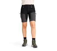 RevolutionRace Women's RVRC GP Shorts, Durable Shorts for Walking, Hiking, Camping and All Other Outdoor Activities, Jet Black, XL