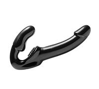 Strap U Black Revolver II Strapless Strap-On Dildo