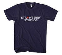 Revolver Tees Strawberry Studios Joy Division Factory 10CC Unisex T Shirt Colours, Navy, S