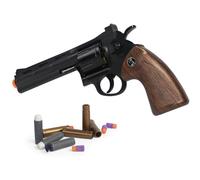 Revolver Toy,Extended Barrel,Can fire Soft Bullets,Water Gel Beads,Foam Dart Toy Shooting Blaster,Toys for Kid Boys Girls,Birthday Gift