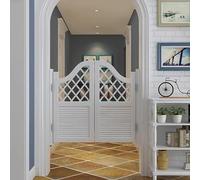 Revolving Cafe Partition Door, Solid Wood Self-Closing Design for Indoor Space Division