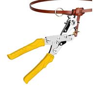 Revolving Hole Punch Pliers - Rotatable Belt Hole Puncher | Professional Eyelet Punch Kit | Metal Grommet Eyelets, Multi H0le Sizes Holes Puncher Punching Pliers, Grommet Holes Punchs Plier