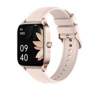 Revono - Smartwatch Women's I126 Gold, 1.95 Inch IPS Display, 420 x 485 Resolution, Smart Watch Android & iOS & Windows Compatible, Fitness Tracker, Health Functions - Gold + Mesh Bracelet