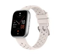 Revono - Smartwatch Women's IW5 Beige, 1.75 Inch TFT Display, 249 x 296 Resolution, Smart Watch Android Compatible, Fitness Tracker, Health Functions - Beige + Silver Mesh Bracelet