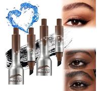 Revorie Brow-Fection, Revorie Eyebrow, Brow-Fection Angled Brush And Dip, Natural Brows Eyebrow Pen, Non-Smudged Eyebrow Pen, Long Lasting Waterproof Eyebrow Gel Pencil (2PCS,TAUPE)