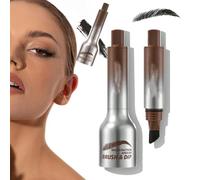 Revorie Brow-Fection, Revorie Eyebrow, Brow-Fection Angled Brush & Dip, Waterproof Long Lasting Eyebrow Pen Eyebrow Dip, Liquid Eyebrow Brush, Non-Smudged Eyebrow Pen (03#Auburn)