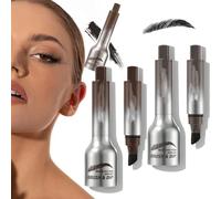 Revorie Brow-Fection, Revorie Eyebrow, Brow-Fection Angled Brush & Dip, Waterproof Long Lasting Eyebrow Pen Eyebrow Dip, Liquid Eyebrow Brush, Non-Smudged Eyebrow Pen (01#+02#)