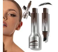 Revorie Brow-Fection, Revorie Eyebrow, Brow-Fection Angled Brush & Dip, Waterproof Long Lasting Eyebrow Pen Eyebrow Dip, Liquid Eyebrow Brush, Non-Smudged Eyebrow Pen (04#Chocolate)