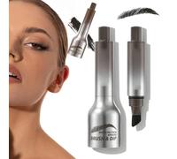 Revorie Brow-Fection,Revorie Eyebrow,Brow-Fection Angled Brush & Dip,Waterproof Long Lasting Liquid Eyebrow Brush,Smudge Proof Eyebrow Pencils,Creates Natural Looking Brows Effortlessly (01#Espresso)
