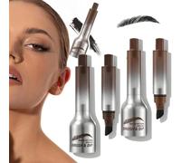 Revorie Brow-Fection,Revorie Eyebrow,Brow-Fection Angled Brush & Dip,Waterproof Long Lasting Liquid Eyebrow Brush,Smudge Proof Eyebrow Pencils,Creates Natural Looking Brows Effortlessly (02#+03#)
