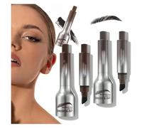 Revorie Brow-Fection, Revorie Eyebrow, Revorie Brow, Waterproof Wild Eyebrow Brush,Eyebrow Brush, Waterproof Liquid Eyebrow Brush, Long Lasting Eyebrow Gel Pencil (#01+#02)