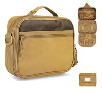 REVOTRA Travel Toiletry Bag for Men, 2 in 1 Travel Bag with Hanging Hook,Premium Quality, Large Capacity,Keeps Everything Organized and Clean, Hanging Toiletry Bag for Bathroom Shower,Camping and