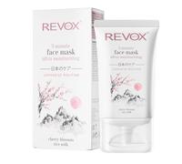 REVOX B77 - Japanese Routine 3 Minute Face Mask Ultra Moisturizing, 30 ml, Intensive Hydrating Facial Mask, With Wakame Seaweed, Pink Clay and Cherry Blossom, Nourishes and Revitalizes the Skin
