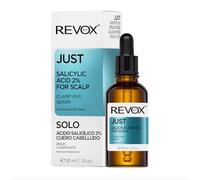 REVOX B77 - Just Salicylic Acid 2% for Scalp, 30 ml, Salicylic Acid Serum, Exfoliates and Purifies, Controls Excess Sebum, Hydrates and Soothes Irritated Scalp, Healthy Hair Growth