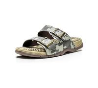 Revs - Lochy - Men’s Double Strap Reflexology Massage Sandals, Camo UK7