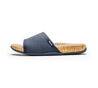 Revs - Maree - Women’s Knitted Reflexology Massage Sandals, Navy 36EU/UK3/US5