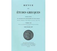 Revue des études grecques (Juillet-Décembre 2007, 120-2)