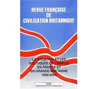 Revue française de civilisation britannique vol XII Mai 2003