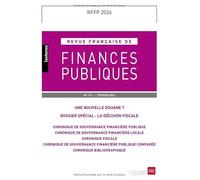 Revue française de Finances Publiques 173/2026