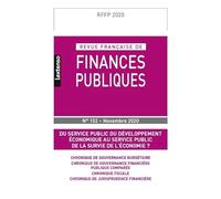 REVUE FRANCAISE DE FINANCES PUBLIQUES N 152-NOVEMBRE 2020