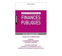 Revue Française de Finances Publiques N°156 - Novembre 2021