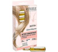 Revuele Ampoules Active Hair Concentrate Biotin Ultra Volume 5 ml 100% Pure Natural and Organic with Silk Proteins Healthy Hair with Lots of Shine, White, (1er Pack)