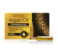 Revuele Ampoules Argan Oil Concentrated Liquid with Argan Oil for Face Neck and Décolleté 2 ml 100% Pure Natural and Organic with Oligolinolic Acids