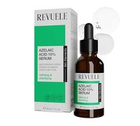 REVUELE Azelaic Acid Face Serum 10% - Uniforming Concentrate Treatment, Reduces Pores and Spots, Improves Skin Tone and Blemishes, Night Use, 30ml
