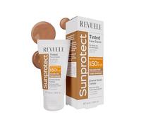 REVUELE SunProtect Tinted Face Cream Golden Tint SPF 50+ - Daily Tinted Moisturizer with Broad Spectrum UVA/UVB Protection, Niacinamide & Hyaluronic Acid, 50ml